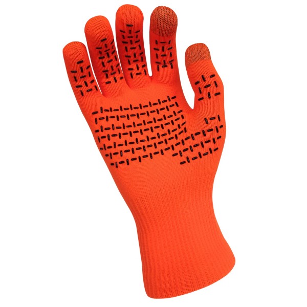 Перчатки водонепроницаемые Dexshell ThermFit Gloves, p-p M, оранжевые DG326TS-BOM