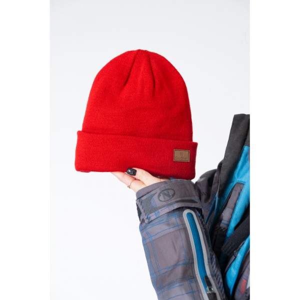 Водонепроницаемая шапка Dexshell DH30509, onesize (56-58 см), красный