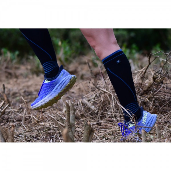 Водонепроницаемые носки Dexshell Longlite Socks 2.0, голубые полоски, размер XL (47-49)